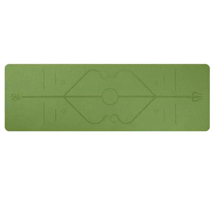 Non-Slip Yoga Mat with Alignment Lines
